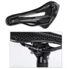 Zeius Cykel 3D Tryck sadel kolfiberskenor Ultra-ljus 174G Hollow Bekväm vägcykel MTB Honeycomb Cushion 240105