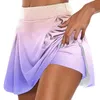 Rokken Dames Dagelijks Casual Workout Bedrukte Rok Tennis Yoga Sport Actieve Shorts Denim Voor Dames Midi Lengte Kwastje