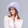 Berets elegante fedoras chapéu feminino inverno quente moda fedora boné senhoras mãe de meia-idade idosos chapéus de festa h7053