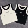 Kadın Tank Top Tasarımcı Yelek Kadınlar Baskı Grafik Dışarıda Giyim Kolsuz Üstler Sıradan İnce Kısa Yuvarlak Boyun Külot Pamuklu Çekirdek