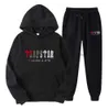 23 Tracksuit Mens Trapstar Track Suits Hoodie Basketball Football Rugby Tvådelar med kvinnors långärmad hoodiejacka byxor CJG230802149900