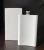 Blank Sublimation Flask 8oz Hip Flask Stainless Steel Water Bottle Double Wall Outdoor Tumblers Whisky Drinkware Sea GGA38280476