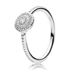 Cluster Rings Original Rose Elegant Sparkle With Crystal Ring för 925 Sterling Silver Women Party Gift Europe Diy Jewelry