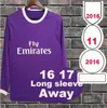 Real Madrids Retro voetbalshirts met lange mouwen ALOMSO JAMES GUTI BenzEMA SEEDORF CARLOS RONALDO 11 12 16 17 18 ZIDANE AABELOARAUL Vintage voetbalshirt voor heren en kinderen 99