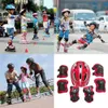 7PcsSet Kids Knee Pads and Elbow Pads Guards Protective Gear Set Safety Gear for Roller Skates Cycling Bike Skateboard Sports 240105