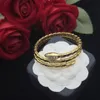 Utsökta gåva smycken Viper Serpent Style Designer Armband Fashion Charm Diamond Bangle Högkvalitativ guld rosguld och silver