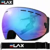 Lunettes de soleil ELAX Double couche Anti-buée lunettes de Ski hommes femmes cyclisme lunettes de soleil vtt neige Ski lunettes lunettes 241S