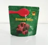 Partihandel infunderade brownies förpackningspåsar 600 mg tårta tomma chewy funfetti fudge choklad snacks biter röd sammet påse zz