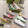 Designer Og Sneakers Multicolour Leather Trim Shoes Classic Silhouettes Casual Shoes Men Women Canvas Leather Sneakers Green Rubber Tainer Sport Shoe Size 35-45