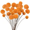 Decorative Flowers Dried Craspedia Billy Balls Natural Bouquet For Boho Floral Arrangements Wedding Table Centerpieces Decor