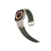 Titanium Color Metal Adapter TPU Armbandarmbandrem för Apple Watch Series 3 4 5 6 7 8 9 SE Ultra 2 Iwatch 42 44 45 49mm