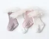 Urodzone skarpetki dla niemowląt Dzieci Kolan High Ruffle Girls Sock Toddler Anti Slip Cotton Long Flilly Lace na 03YEARS3802145