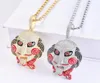 Pendant Necklaces 2021 Statement Chunky Iced Out Big Size Bling 6ix9ine Chain Clown 69 Tekashi69 Necklace Saw Billy4868362