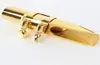 Dukoff High Quality Brand Soprano Alto Tenor Saxophone Mouthpiece Nozzle Gold Color Brass Sax Mouth Piece New1123605
