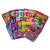 3.5g Mylar Sac Laser Holographique Bonbons Gelato Emballage Réutilisable Étanche Gummy Stockage Thermoscellage Ziplock Pochettes D'emballage En Plastique