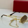 Mode zonnebril voor mannen vrouwen zomer ontwerper 5036 luxe avant-garde diamanten bril stijl anti-ultraviolet retro plaat plank volledig frame bril willekeurige doos