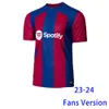 2023 24 Special Kit Barcelonas Lewandowski Soccer Jerseys Gavi Lamine Yamal Ferran Raphinha F. de Jong Gundogan Camiseta de Futbol Football Shirt Men Kids