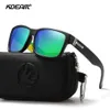 KDEAM Polarised Sport Solglasögon för män Kvinnor UV -skydd Square Sol Glasögon för baseballkörning som kör fiske Golf CX200706206P
