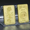 Dzieciowe naklejki na zabawki Prezent Niezależny numer seryjny Gold Bar pamiątki Monety Kolekcja Busines