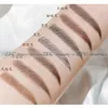 10pc Custom Double Head Eyebrow Pencil långvarig vattentät rosguldögonpanna