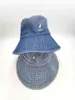Hüte mit geiziger Krempe KANGOL Cowboyhüte Sommermode Unisex Känguru-Denim-Eimerhüte Designer Bob Kpop Beckenhut Trend Hip Hop Cap