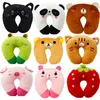 Pillows 9 Colors Soft U-Shaped P Sleep Neck Protection Pillow Office Cushion Cute Lovely Travel For Children/Adts Drop Delivery Otemr