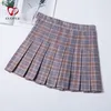 Fashion Women Skirt Preppy Style Plaid Skirts High Waist Chic Student Pleated Skirt Harajuku Uniforms Ladies Girls Dance Skirts 240105