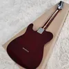 Guitare électrique de marque classique de bonne qualité, niveau de performance professionnel, couleur marron clair, sandwich au corps de piano, livraison gratuite à domicile. Peut être personnalisé