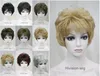 Wigs free shipping beautiful charming hot NEW 9 Colour Short Straight Women Ladies Natural Daily Hair wig Hivision