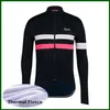 Pro Team RAPHA Maillot de cyclisme Hommes Hiver Thermique Polaire À Manches Longues VTT Vélo Chemise Vélo Tops Vêtements De Course Sports De Plein Airwea258h