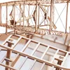 Blocs 3D Wright Brothers Avion Puzzle en bois Assembler Bloc de construction Modèle DIY Artisanat Décoration de bureau pour enfants Jouets Cadeau Jigsaw 240401