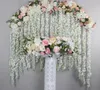 Couronnes 2m Route de mariage citée fleurs rose pivoine l'hortensia mélange bricolage de porte arcée de la porte de fleur de fleur t gare décoration de mariage