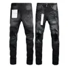 Lila Jeans Hose Herren Designer Jean Schwarze Hose High-End-Qualität Gerades Design Retro Streetwear Casual Jogginghose De Octu PTJR