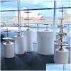 Other Event & Party Supplies 3Pcs Round Cylinder Pedestal Display Art Decor Cake Rack Plinths Pillars For Diy Wedding Party Decoration Dhtwn