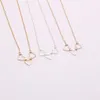 Hollow Out Love Heart Necklace 소녀를위한 3 개의 펜던트 조합 목걸이 To Women Gold Silver Rose Three Color Optional2159