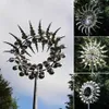 Tuinaccessoires Unieke en magische metalen windmolen Buitenwindspinners Windvangers Tuin Patio L Luifel Tuindecoratie G0910256l