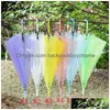 Parasol przezroczysty przezroczysty parasol deszczowy Pvc Dome Bubble Słońce Shade Long Rushe Straight Stick 90pcs Drop dostawa dom dom ogrodowy Dhozx