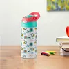 Voorraad sublimatie mokken Blanks Kids Tumbler Babyfles Sippy Cups 12 OZ witte waterfles met rietje en draagbaar deksel 5 kleuren deksels Pri Lucf