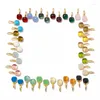 Pendientes colgantes clásicos gotas de agua estilo caramelo 22 tipos de pendientes de gota de cristal de color para mujer joyería de moda