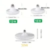 1PC UFO w kształcie LED żarówka, 12 W/15W/50W E26/E27 do domu LED LAMPE Oświetlenie wewnętrzne do garażowego salonu kuchennego salonu