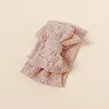 Hair Accessories 12Pcs/Lot Embroidered Lace Bow Baby Headband Bowknot Infant Head Wrap Born Accessory