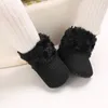 Nascido meninos e meninas sapatos de batismo de algodão lazer sola macia sapatos de bebê botas confortáveis antiderrapantes sapatos de caminhada quentes 240105