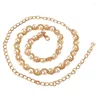 Belts Gorgeous Pearl Waist Chain For Women Banquet Prom Ladies Skinny Dress Belt F0T5