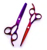 Manooby Professionals Parrucchiere Forbici da taglio per capelli Salon Cesoie da barbiere Forbici colorate in acciaio Set di strumenti per la bellezza degli animali domestici9733614