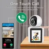 Caméra WIFI double caméra avec écran 2.8 pouces 1080P, Audio bidirectionnel, appel vidéo AI, moniteur bébé, caméra de sécurité CCTV V380Pro