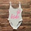 S-3XL baddräkt Brudgrupp Badkläder Kvinnor Summer Swimsuit Woman Bride Bikini Bachelorette Party Beachwear 240105