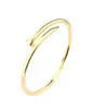 Carta brazalete pulsera diseñador de moda pulsera uñas diamante oro rosa belcher brazaletes encanto pulseras para hombre para mujer boda ann9365726