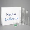 14mm 19mm Nectar Collector Kit Vattenrörsglassatser med Keck Clip Glass Bowl Pipes Titanium Nail Tip Dab Oil Rigs Röker