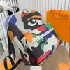 Designer-Graffiti-Camouflage-Rucksack, Schultasche, Rucksack für Herren und Damen, luxuriöse Rucksäcke, Handtaschen, modische Rucksäcke, Totes, Umhängetaschen, große Kapazität