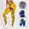 Tie Dye Yoga Hosen Sport Leggings Frauen Nahtlose Hohe Taille Push-Up Frau Strumpfhosen Fitness Workout Leggins Gym Kleidung 240105